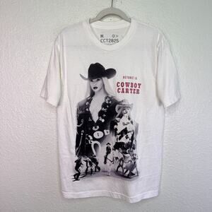 Beyonce Cowboy Carter Tour Shirt Medium Most Wanted Tee Rodeo Chitlin Merch